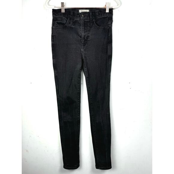 Madewell 10" High-Rise Stretch Skinny Jeans Preppy Minimalist Classic Grunge 26 - Picture 2 of 9